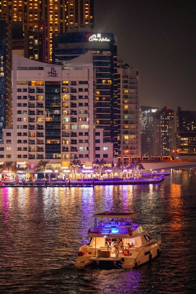 Dubai Marina Dinner Cruise with Buffet & Live Shows