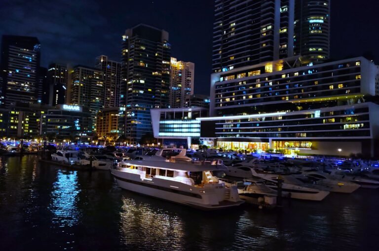 Dubai Marina Yacht Dinner Cruise with Live Music & Open Bar