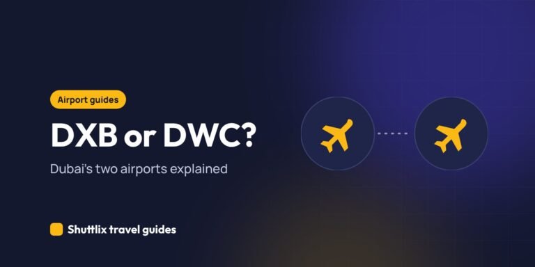 DXB or DWC? Dubai’s two airports explained