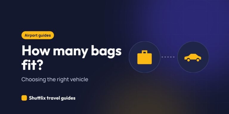 How many suitcases fit? Choosing your transfer vehicle
